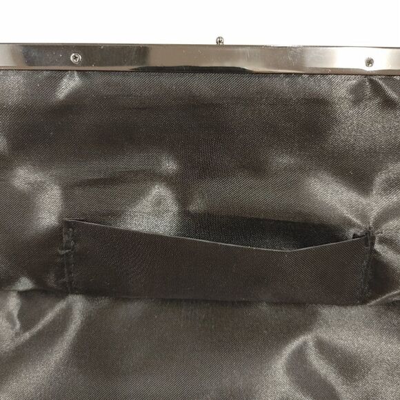 BLACK STYLISH CLUTCH BAG/HANDBAG. - Picture 6 of 11